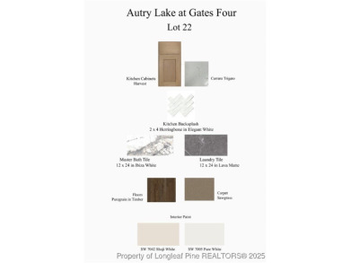 Autry Lake at Gates Four Lakefront Lot, Mayview plan 4 bedrooms on Gates Four Golf and Country Club in North Carolina - for sale on GolfHomes.com, golf home, golf lot