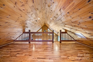 Tucked away in Maiden, this charming log cabin home sits on 1.41 on Glen Oaks Golf and Country Club in North Carolina - for sale on GolfHomes.com, golf home, golf lot