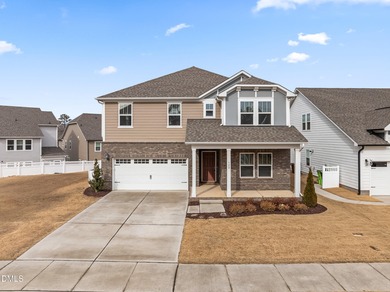 Step into turnkey perfection in the coveted 12 Oaks community on The Club At Twelve Oaks in North Carolina - for sale on GolfHomes.com, golf home, golf lot