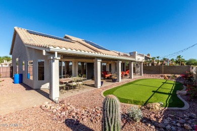 OWNED SOLAR! One of the best settings in all of Red Mountain on Red Mountain Ranch Country Club in Arizona - for sale on GolfHomes.com, golf home, golf lot