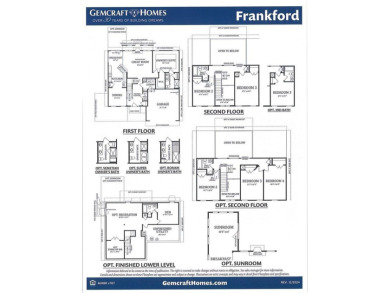 Frankford Model Elevation  A offered by Gemcraft Homes. A unique on Captains Cove Golf and Yacht Club in Virginia - for sale on GolfHomes.com, golf home, golf lot