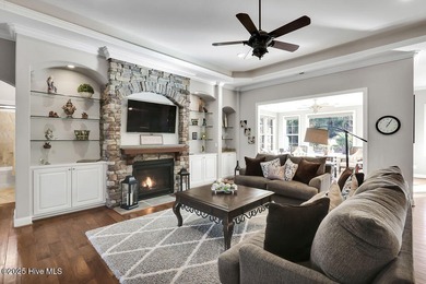 A stunning house built by Kent Homes with too many upgrades to on Cape Fear National At Brunswick Forest in North Carolina - for sale on GolfHomes.com, golf home, golf lot