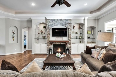 A stunning house built by Kent Homes with too many upgrades to on Cape Fear National At Brunswick Forest in North Carolina - for sale on GolfHomes.com, golf home, golf lot