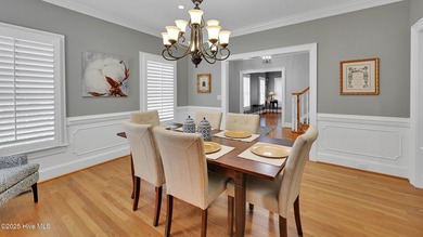 Beautiful brick Colonial home defined by classic symmetry on Ironwood Golf and Country Club in North Carolina - for sale on GolfHomes.com, golf home, golf lot