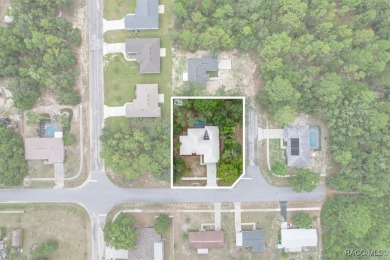 Your pool side paradise awaits! This 3 bedroom, 2 bath pool home on Citrus Springs Country Club in Florida - for sale on GolfHomes.com, golf home, golf lot