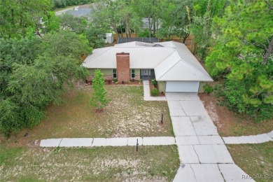Your pool side paradise awaits! This 3 bedroom, 2 bath pool home on Citrus Springs Country Club in Florida - for sale on GolfHomes.com, golf home, golf lot