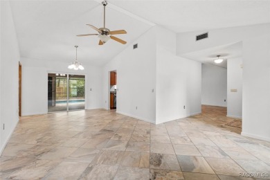 Your pool side paradise awaits! This 3 bedroom, 2 bath pool home on Citrus Springs Country Club in Florida - for sale on GolfHomes.com, golf home, golf lot