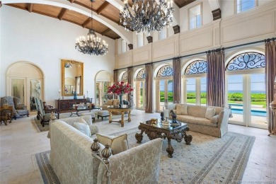 This Mediterranean estate seamlessly blends old-world charm w on Sailfish Point Golf Club, Inc. in Florida - for sale on GolfHomes.com, golf home, golf lot