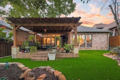 Wait until you see the back yard and patio!! This beautiful on Four Seasons Resort and Club in Texas - for sale on GolfHomes.com, golf home, golf lot