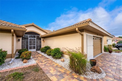 Light, bright, and filled with peaceful pond views, this on Oyster Creek Golf Club in Florida - for sale on GolfHomes.com, golf home, golf lot