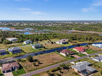 Build your Florida dream home on this cleared canal-front on Rotonda Golf and Country Club - Long Marsh  in Florida - for sale on GolfHomes.com, golf home, golf lot