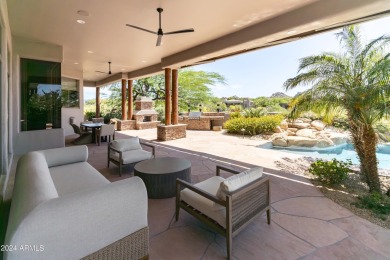 This exquisite residence, a custom-built modern southwest home on Troon North Golf Club  in Arizona - for sale on GolfHomes.com, golf home, golf lot