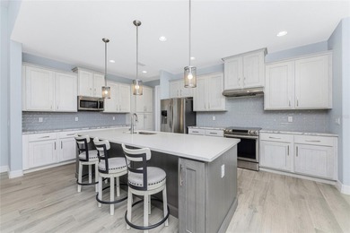 Gorgeous inside and out, this 2020 DM Dean custom built home is on Pinemoor West Golf Club in Florida - for sale on GolfHomes.com, golf home, golf lot