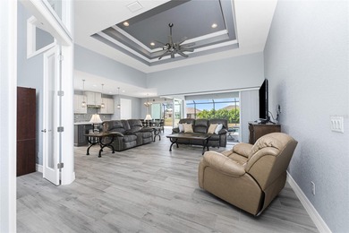 Gorgeous inside and out, this 2020 DM Dean custom built home is on Pinemoor West Golf Club in Florida - for sale on GolfHomes.com, golf home, golf lot