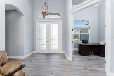 Gorgeous inside and out, this 2020 DM Dean custom built home is on Pinemoor West Golf Club in Florida - for sale on GolfHomes.com, golf home, golf lot