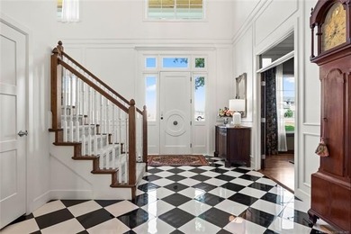 Experience timeless elegance and Southern charm in this on The Patriot in Oklahoma - for sale on GolfHomes.com, golf home, golf lot