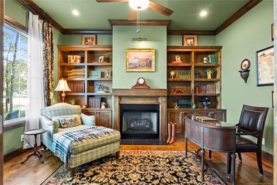 Experience timeless elegance and Southern charm in this on The Patriot in Oklahoma - for sale on GolfHomes.com, golf home, golf lot