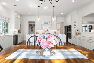 Experience timeless elegance and Southern charm in this on The Patriot in Oklahoma - for sale on GolfHomes.com, golf home, golf lot