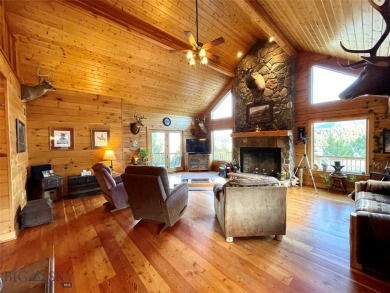 Custom built log home hitting the market for the first time! on Fairmont Hot Springs Resort in Montana - for sale on GolfHomes.com, golf home, golf lot