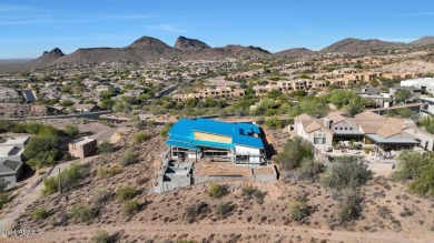 Contemporary new build designed for seamless indoor-outdoor on Eagle Mountain Golf Club in Arizona - for sale on GolfHomes.com, golf home, golf lot