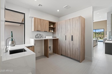 Contemporary new build designed for seamless indoor-outdoor on Eagle Mountain Golf Club in Arizona - for sale on GolfHomes.com, golf home, golf lot