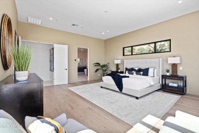 Contemporary new build designed for seamless indoor-outdoor on Eagle Mountain Golf Club in Arizona - for sale on GolfHomes.com, golf home, golf lot