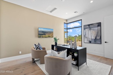 Contemporary new build designed for seamless indoor-outdoor on Eagle Mountain Golf Club in Arizona - for sale on GolfHomes.com, golf home, golf lot