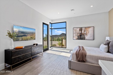 Contemporary new build designed for seamless indoor-outdoor on Eagle Mountain Golf Club in Arizona - for sale on GolfHomes.com, golf home, golf lot