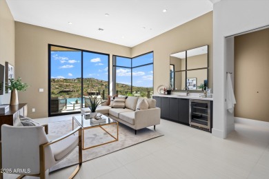 Contemporary new build designed for seamless indoor-outdoor on Eagle Mountain Golf Club in Arizona - for sale on GolfHomes.com, golf home, golf lot