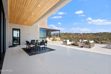 Contemporary new build designed for seamless indoor-outdoor on Eagle Mountain Golf Club in Arizona - for sale on GolfHomes.com, golf home, golf lot