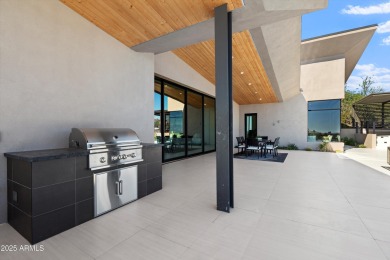 Contemporary new build designed for seamless indoor-outdoor on Eagle Mountain Golf Club in Arizona - for sale on GolfHomes.com, golf home, golf lot