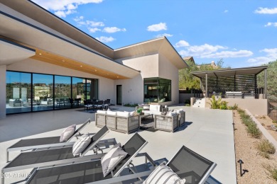 Contemporary new build designed for seamless indoor-outdoor on Eagle Mountain Golf Club in Arizona - for sale on GolfHomes.com, golf home, golf lot