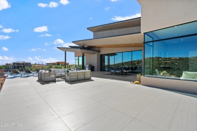 Contemporary new build designed for seamless indoor-outdoor on Eagle Mountain Golf Club in Arizona - for sale on GolfHomes.com, golf home, golf lot