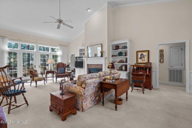 Lovely one level brick cottage on 14th hole of the Holly Course on Pinewild Country Club of Pinehurst in North Carolina - for sale on GolfHomes.com, golf home, golf lot