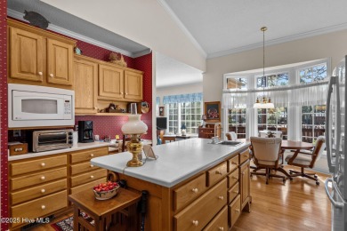 Lovely one level brick cottage on 14th hole of the Holly Course on Pinewild Country Club of Pinehurst in North Carolina - for sale on GolfHomes.com, golf home, golf lot