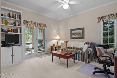 Lovely one level brick cottage on 14th hole of the Holly Course on Pinewild Country Club of Pinehurst in North Carolina - for sale on GolfHomes.com, golf home, golf lot