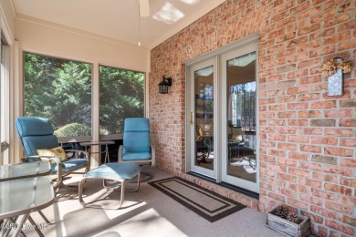Lovely one level brick cottage on 14th hole of the Holly Course on Pinewild Country Club of Pinehurst in North Carolina - for sale on GolfHomes.com, golf home, golf lot