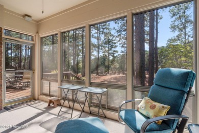 Lovely one level brick cottage on 14th hole of the Holly Course on Pinewild Country Club of Pinehurst in North Carolina - for sale on GolfHomes.com, golf home, golf lot