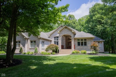 Custom 5 bedroom home on 1.71 acres with mature wooded nature on Bear Slide Golf Club in Indiana - for sale on GolfHomes.com, golf home, golf lot