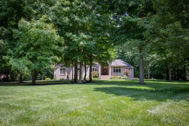 Custom 5 bedroom home on 1.71 acres with mature wooded nature on Bear Slide Golf Club in Indiana - for sale on GolfHomes.com, golf home, golf lot