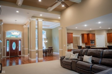 Custom 5 bedroom home on 1.71 acres with mature wooded nature on Bear Slide Golf Club in Indiana - for sale on GolfHomes.com, golf home, golf lot