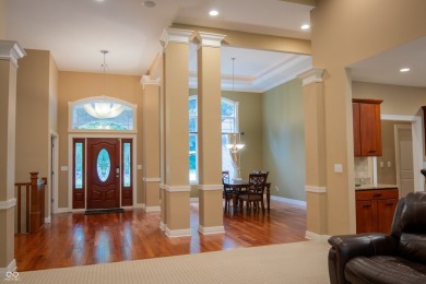 Custom 5 bedroom home on 1.71 acres with mature wooded nature on Bear Slide Golf Club in Indiana - for sale on GolfHomes.com, golf home, golf lot