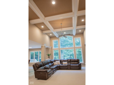 Custom 5 bedroom home on 1.71 acres with mature wooded nature on Bear Slide Golf Club in Indiana - for sale on GolfHomes.com, golf home, golf lot