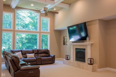 Custom 5 bedroom home on 1.71 acres with mature wooded nature on Bear Slide Golf Club in Indiana - for sale on GolfHomes.com, golf home, golf lot