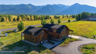 Stunning modern mountain home nestled in the renowned Stewart on Star Valley RV Golf Course in Wyoming - for sale on GolfHomes.com, golf home, golf lot