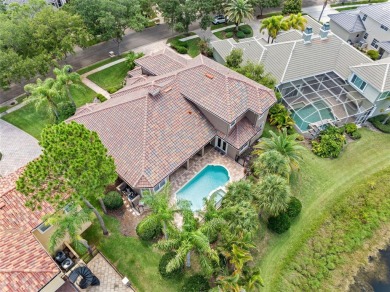 This custom designed 4 bed / 4 bath / 3 car garage home is on Bayou Golf Club in Florida - for sale on GolfHomes.com, golf home, golf lot