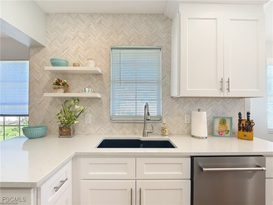 This MODERN and magazine-worthy renovation of the Laconia floor on Herons Glen Golf and Country Club in Florida - for sale on GolfHomes.com, golf home, golf lot