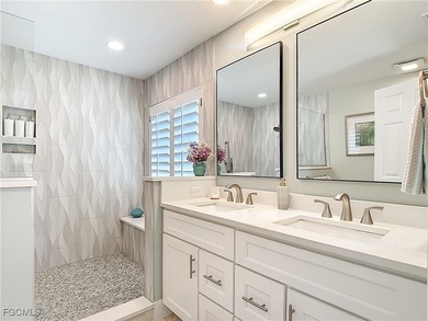 This MODERN and magazine-worthy renovation of the Laconia floor on Herons Glen Golf and Country Club in Florida - for sale on GolfHomes.com, golf home, golf lot