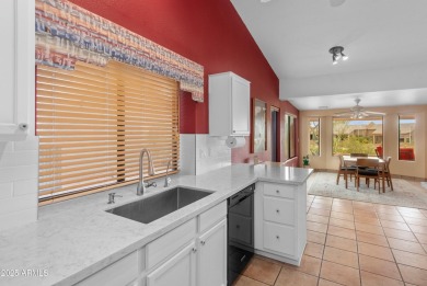 This beautifully updated 2-bedroom, 2-bathroom + small office on Gold Canyon Golf Resort - Sidewinder in Arizona - for sale on GolfHomes.com, golf home, golf lot