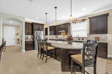 Stunning home in Del Webb Orlando, offering one of the best on Ridgewood Lakes Golf and Country Club in Florida - for sale on GolfHomes.com, golf home, golf lot